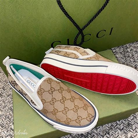 gucci slip on red|slip on Gucci price.